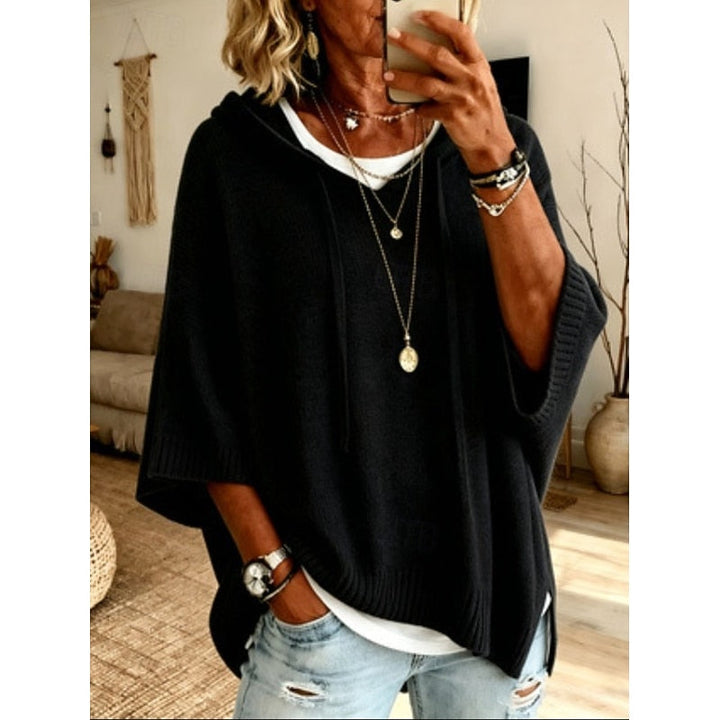 Cassidy | Luźny Sweter z Kapturem