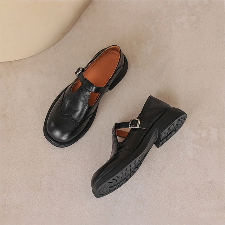 Louisa | Eleganckie Premium Mokasyny na Pasek