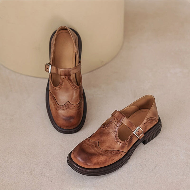 Louisa | Eleganckie Premium Mokasyny na Pasek