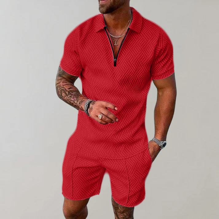Rupert | Stylowy zestaw polo i szortów