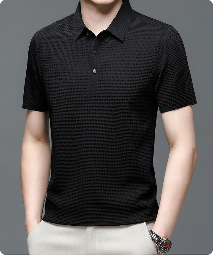 Hadrian | Stylowa koszula polo na guziki