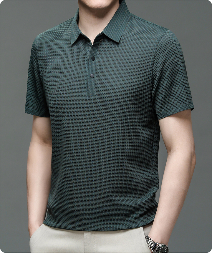 Hadrian | Stylowa koszula polo na guziki