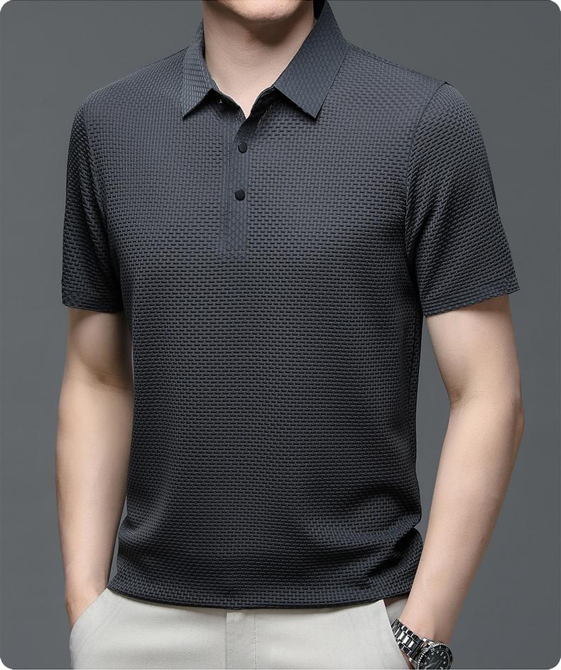 Hadrian | Stylowa koszula polo na guziki