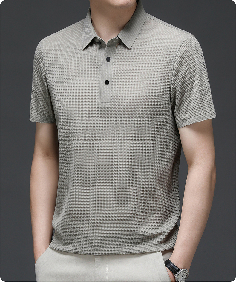 Hadrian | Stylowa koszula polo na guziki