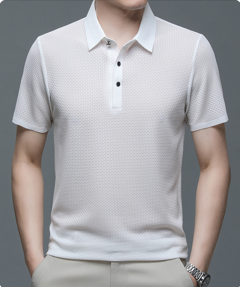 Hadrian | Stylowa koszula polo na guziki
