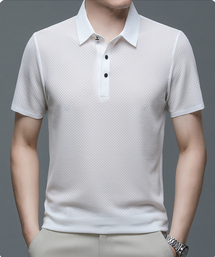 Hadrian | Stylowa koszula polo na guziki