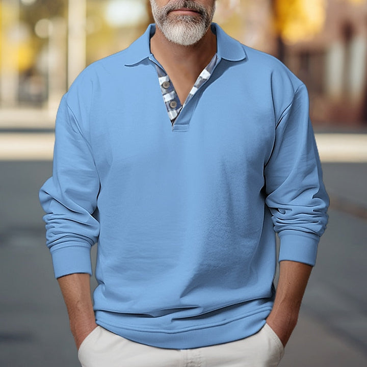 Landon | Bluza z kołnierzykiem polo