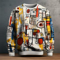 Grant | Artystyczny Sweatshirt z Okryciem na Szyi