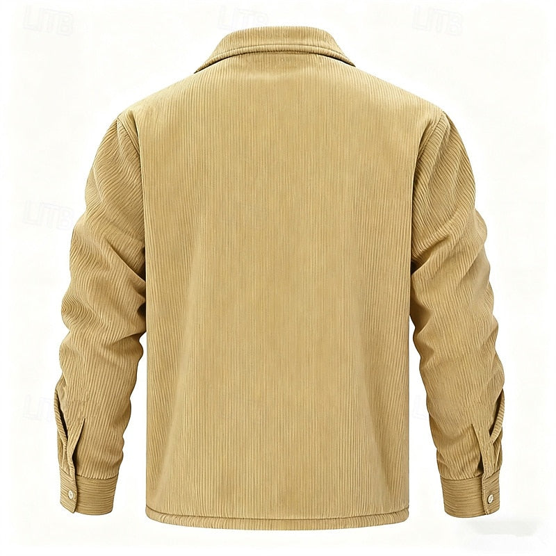 Dalton | Kurtka z Prążkowanej Fleece