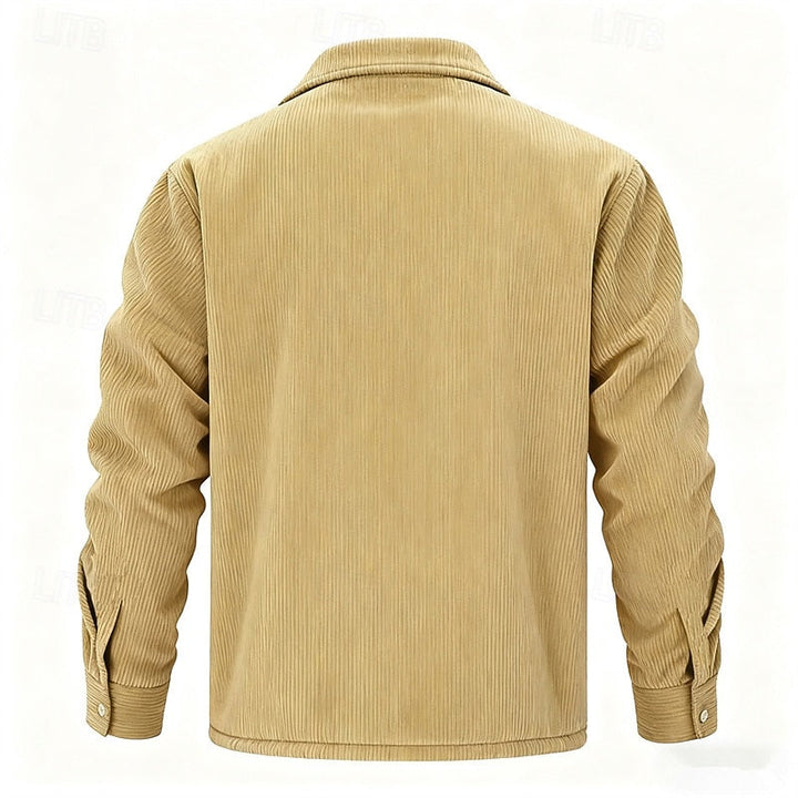 Dalton | Kurtka z Prążkowanej Fleece