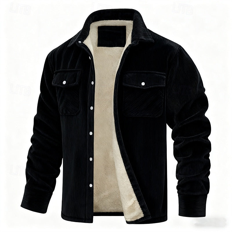 Dalton | Kurtka z Prążkowanej Fleece