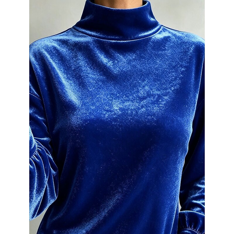 Belinda | Elegancka Bluzka z Mock Neck