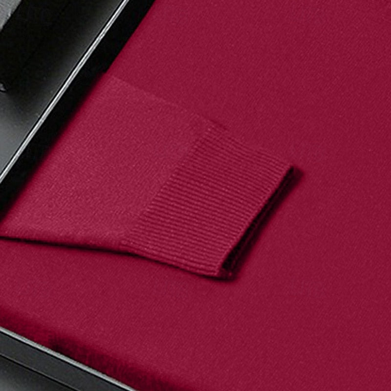 Maxwell | Elegancki Sweter z Kołnierzem Mock