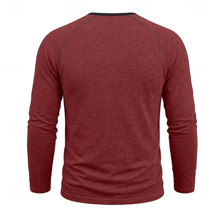 Holden | Klasyczna koszulka Henley z długim rękawem