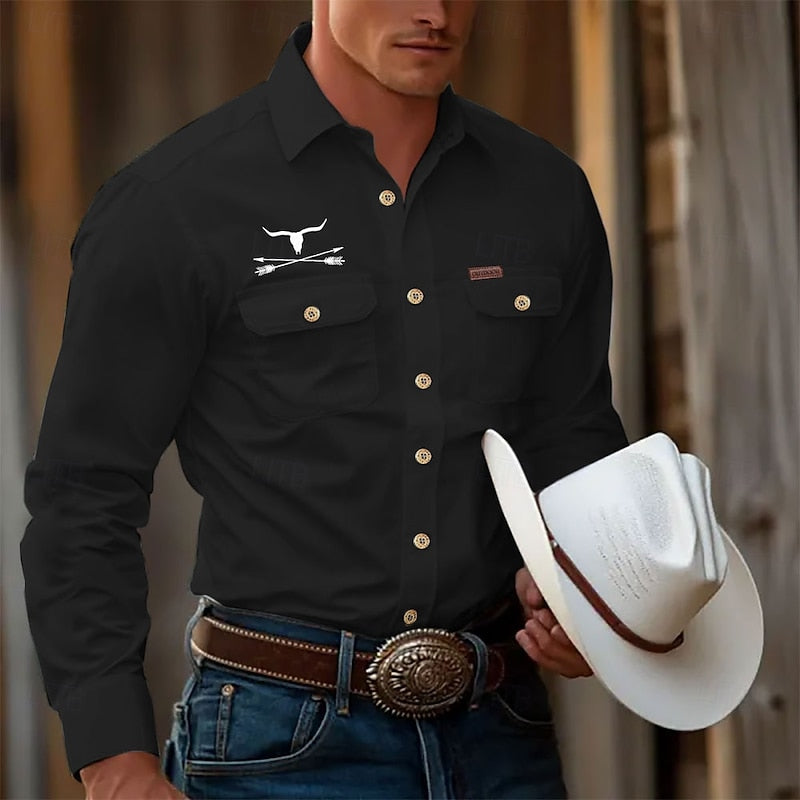 Wyatt | Koszula Robocza w Stylu Western