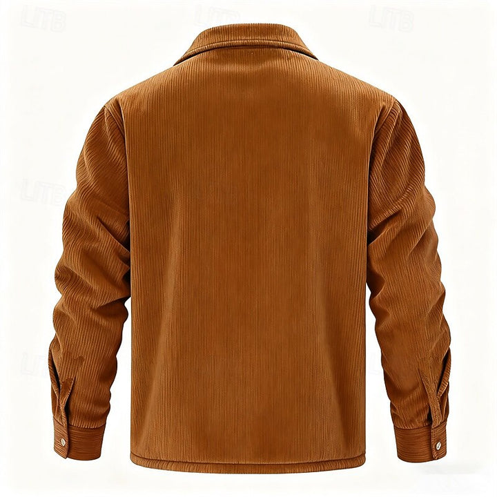 Dalton | Kurtka z Prążkowanej Fleece