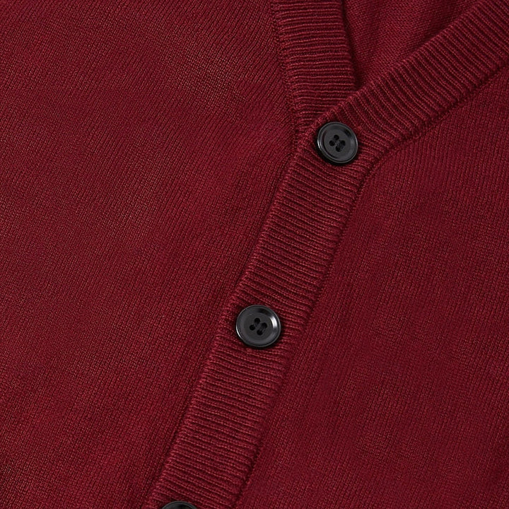 Coleman | Elegancka Kamizelka z Dekoltem w Serek