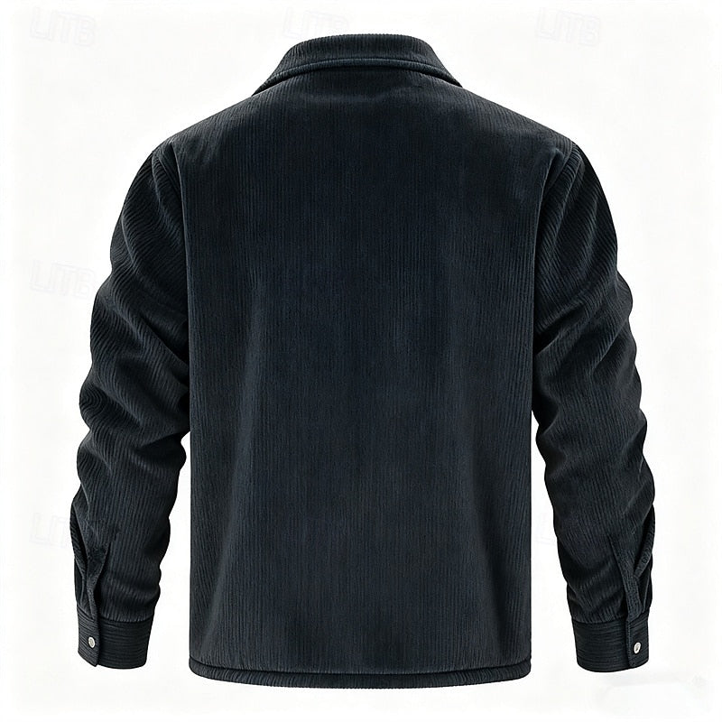 Dalton | Kurtka z Prążkowanej Fleece