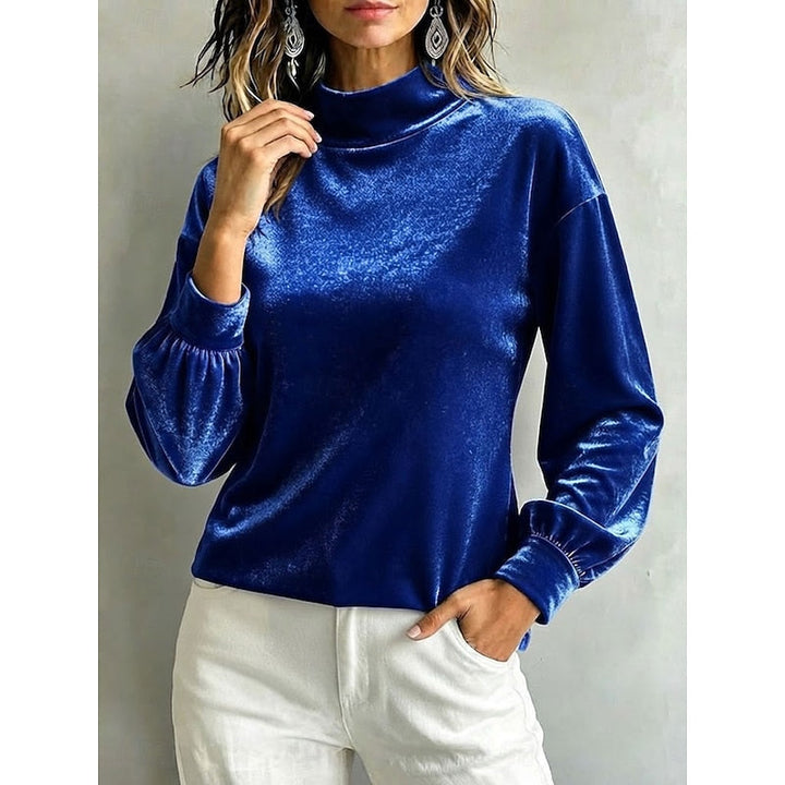 Belinda | Elegancka Bluzka z Mock Neck
