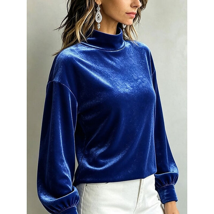 Belinda | Elegancka Bluzka z Mock Neck